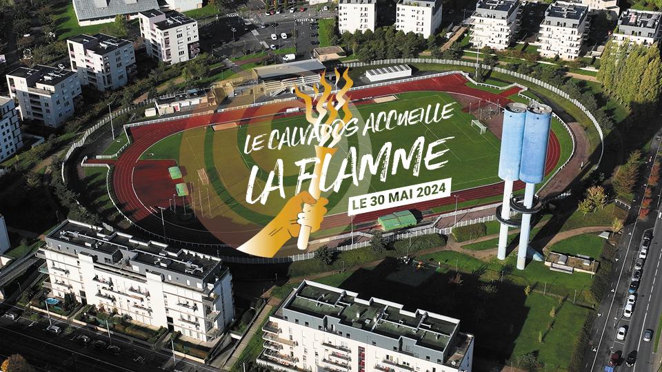 flamme olympique Herouville 2024