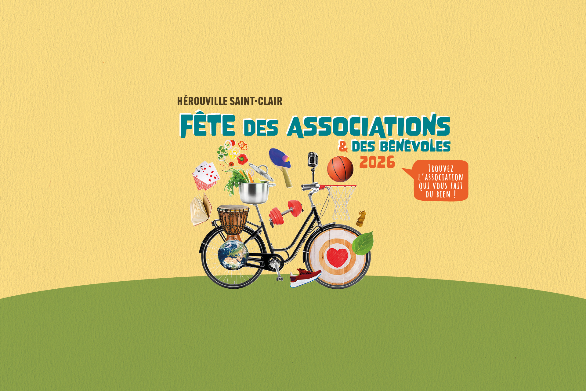 Visuel Fête des associations et des bénévoles 2026