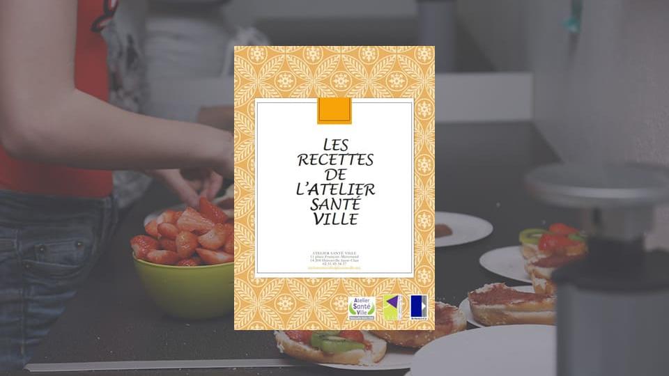 livre de recettes atelier santé ville visuel