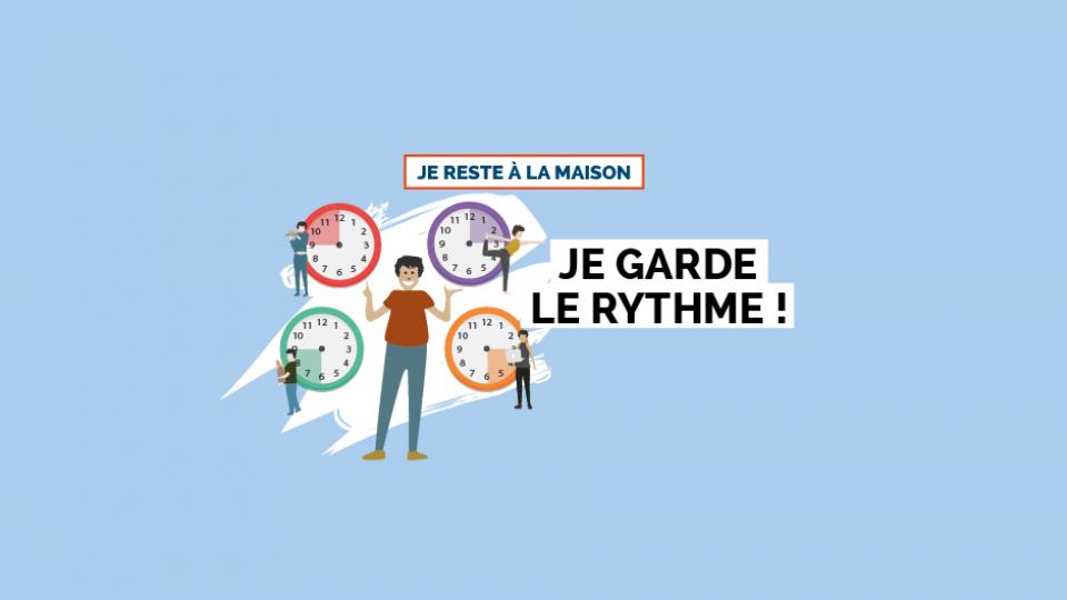 A la maison je garde le rythme 