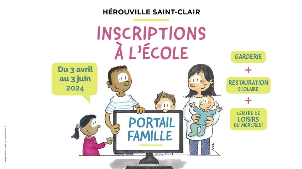 inscription scolaire affiche 