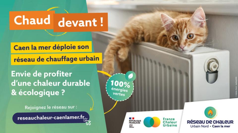 affiche réseau de chaleur urbain 