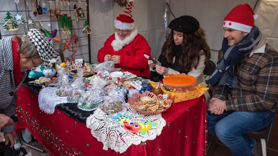 stand marché de noël 