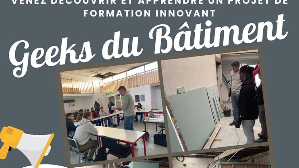 Geeks du batiment reunion information 3 novembre 2025
