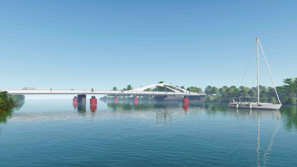 nouveau pont colombelles