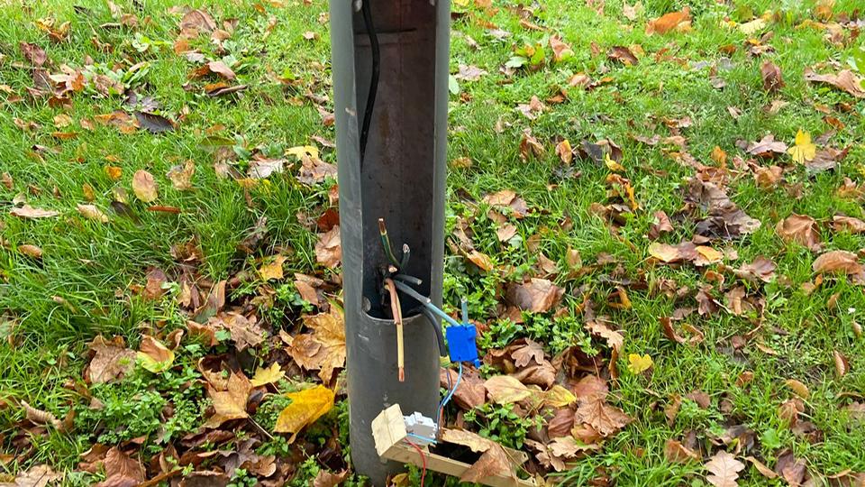 dégradations éclairage public