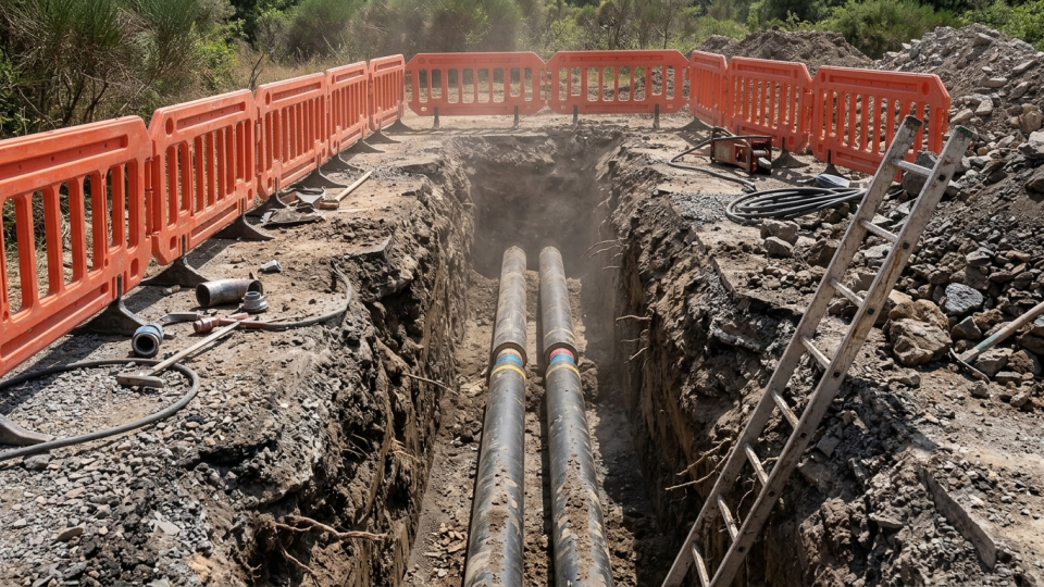 Travaux réseau de chaleur