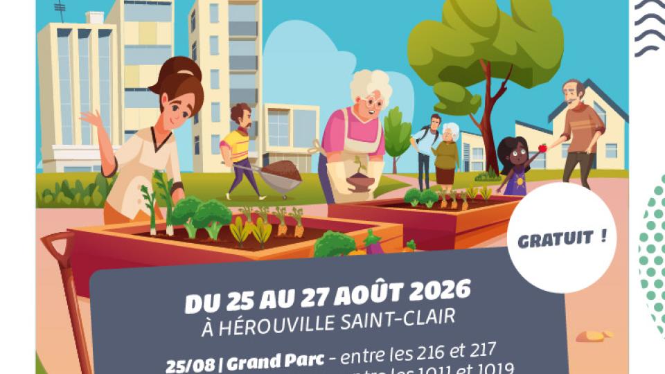 Affiche Jardins Partagés - Inolya