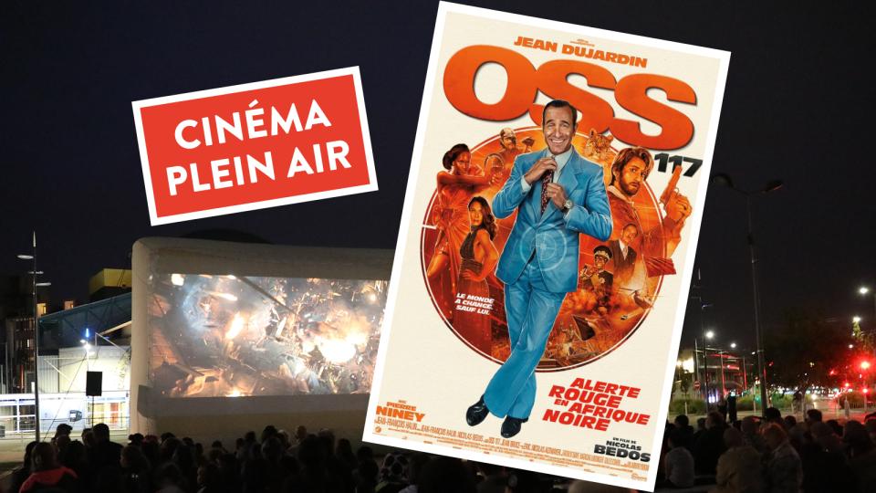 Affiche cinéma de plein air OSS 117