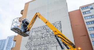 Fresque pignon 1014 Belles Portes Victo Dermo