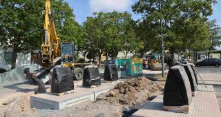 Chantier de remplacement des bornes de tri - Montmorency