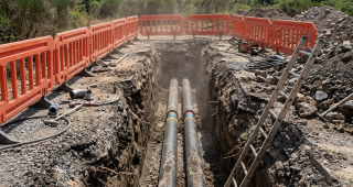 Travaux réseau de chaleur