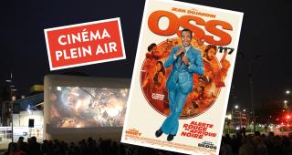 Affiche cinéma de plein air OSS 117