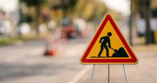 Panneau de chantier